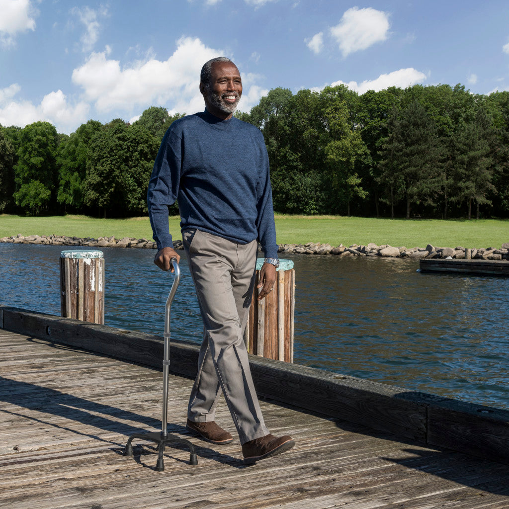 Drive Medical Folding Quad Cane Small Base